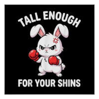 Boxe de Lapin Assez Grande pour Vos Tibias Drôle