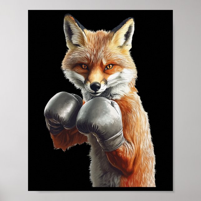 Poster Boxe Fox (Devant)