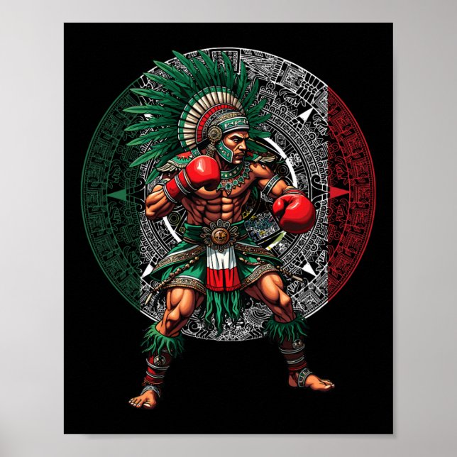 Poster Boxe mexicaine (Devant)