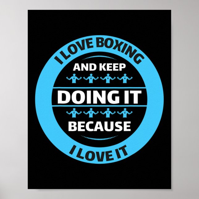 Poster Boxe thaïlandaise de kickboxing _2  (Devant)