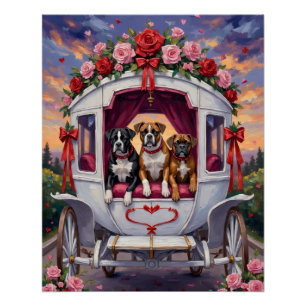 Poster Boxer Saint-Valentin