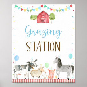 Poster Boy Farm Grading Station Signal d'anniversaire