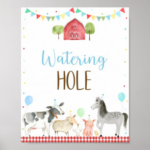 Poster Boy Farm Watering Hole Signal d'anniversaire