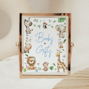 Poster Boy Wild One Safari Baby showers Livres et Cadeaux