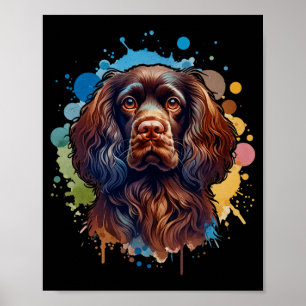 Poster Boykin Spaniel Artwork Chien Confort Couleurs Adul