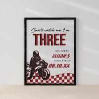 Boys 3ème Motocross Dirt Bike Anniversaire