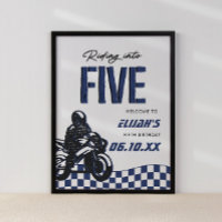 Boys 5th Motocross Dirt Bike Anniversaire