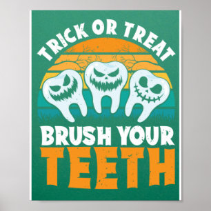 Poster Bracelet ou traitement Bricoler vos dents Dentist 