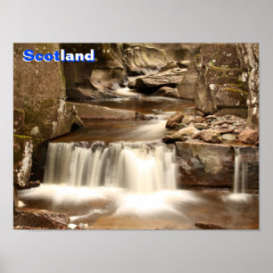 Poster Bracklinn Falls, Perthshire, Écosse