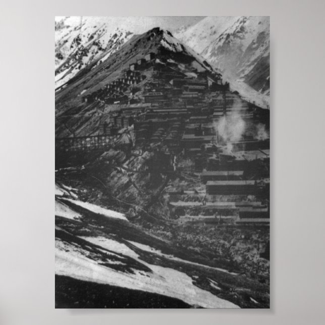 Poster Braden Copper Mines au Chili (Devant)