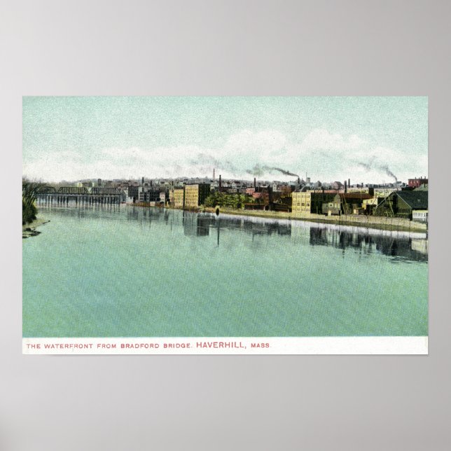 Poster Bradford Bridge Vue du front de mer (Devant)