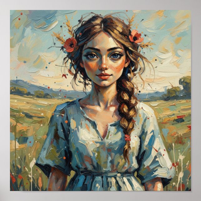 Poster Braided Grace (Devant)