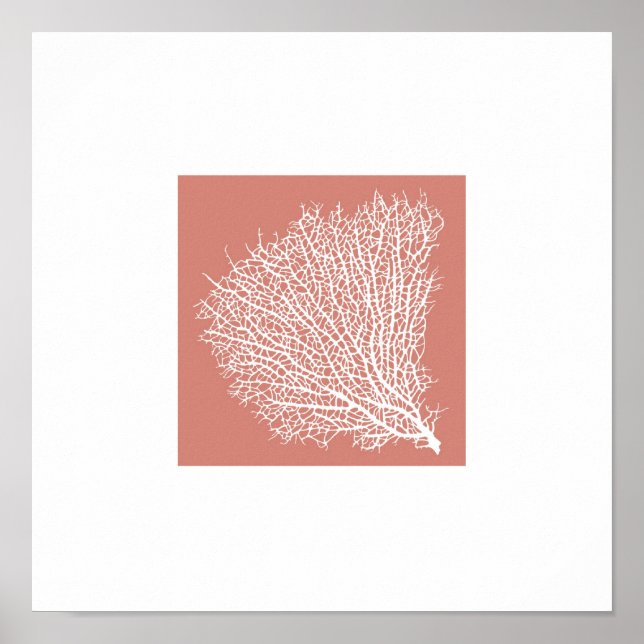 Poster branche corail (Devant)