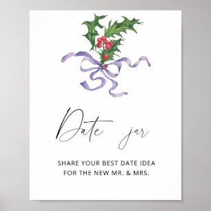 Poster Branche de houx - idées de soirée en amoureux jeu