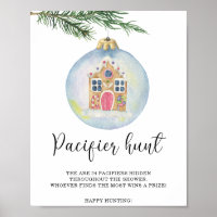 Branche d'hiver - Jeu de chasse à la tétine
