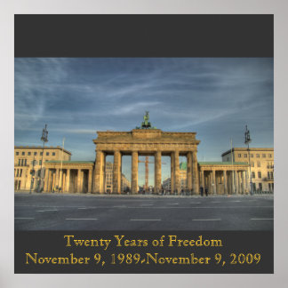 Poster BrandenburgerTOR_16b, Vingt ans de libertéNo...