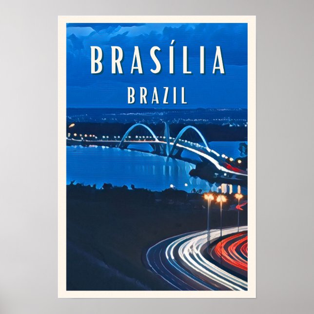 Poster Brasilia : La ville futuriste au coeur du Brésil (Devant)