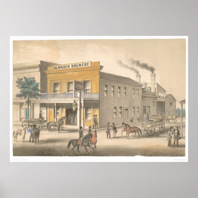 Poster Brasserie Almaden (0017B) (Devant)