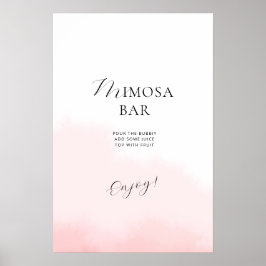 Poster Brautparty in einem eleganten Stil.