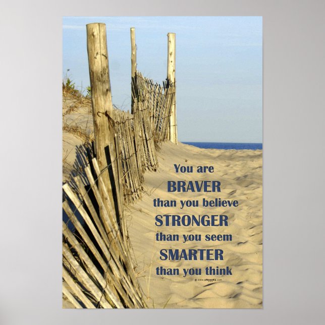 Poster Braver, Plus fort, Plus intelligent (Devant)