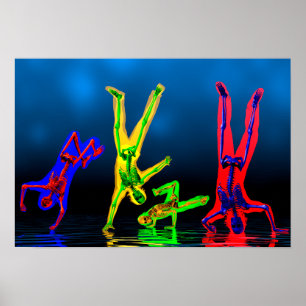 Poster Break Dancers