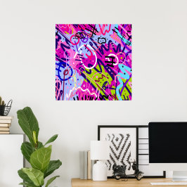 Poster Break Out Star : Art Abstrait