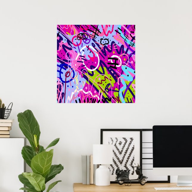 Poster Break Out Star : Art Abstrait (Bureau à domicile)