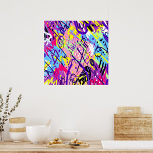 Poster Breaking Free : Art Abstrait