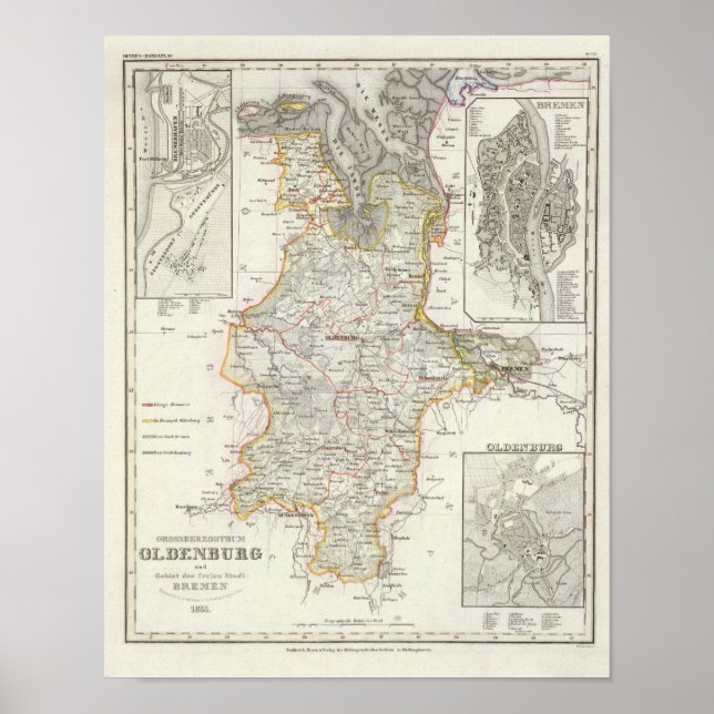 Poster Bremerhaven Allemagne (Devant)