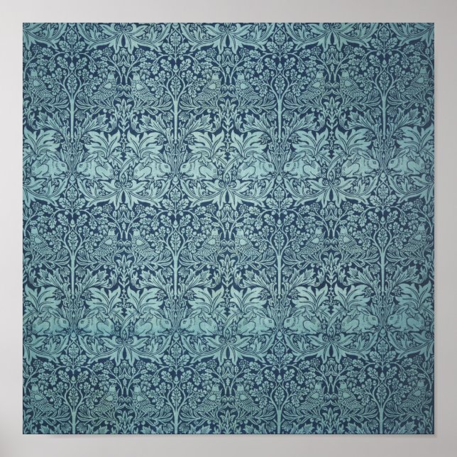 Poster Brer Rabbit par William Morris, Motif textile (Devant)