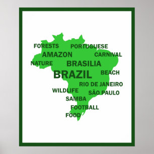 Poster Brésil