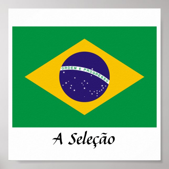 Poster Brésil "A Seleção" (Devant)