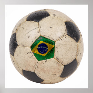 Poster Brésil Football