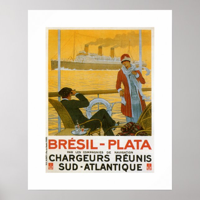 Poster Bresil - Plata (Devant)