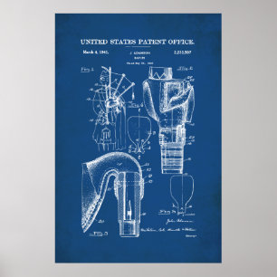 Poster Brevet américain - Bagpipes