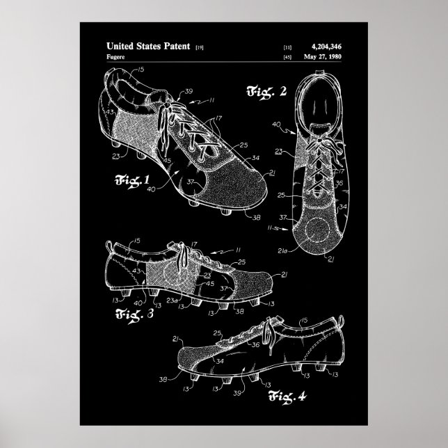 Poster Brevet Boots de soccer (Devant)