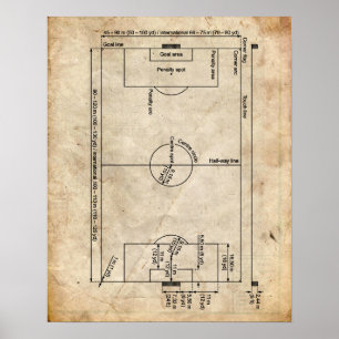 Poster Brevet d'art du football