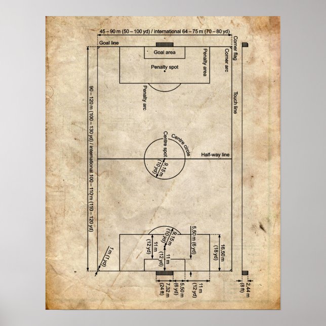 Poster Brevet d'art du football (Devant)