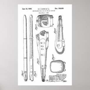 Poster Brevet de 1936 trains