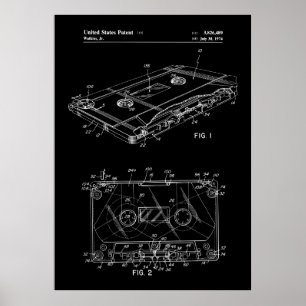Poster Brevet de cassettes