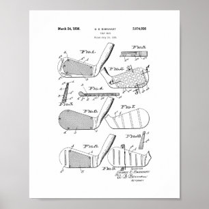 Poster Brevet de club de golf