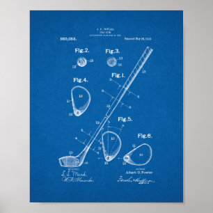 Poster Brevet de club de golf - Plan directeur
