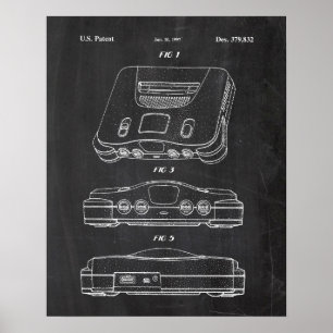 Poster Brevet de Nintendo 64