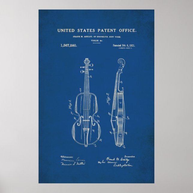 Poster Brevet - Violon - (Devant)