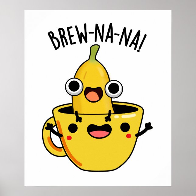 Poster Brew-nana Funny Banana Puns (Devant)