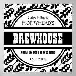 Poster BREWERY Beer Maker's Sign