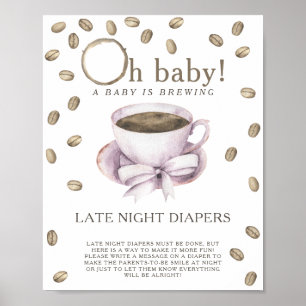 Poster BREWING - Late night couches game
