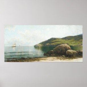 Poster Bricher de paysage marin