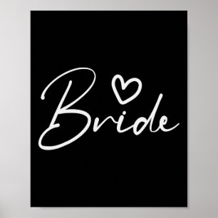 Poster Bride Squad Bachelorette Party Bridesmaid Crew Bri