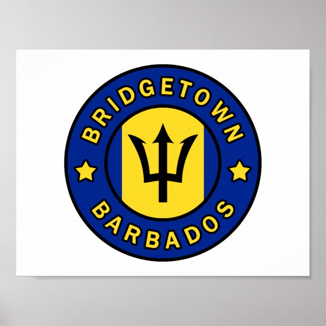 Poster Bridgetown Barbade (Devant)